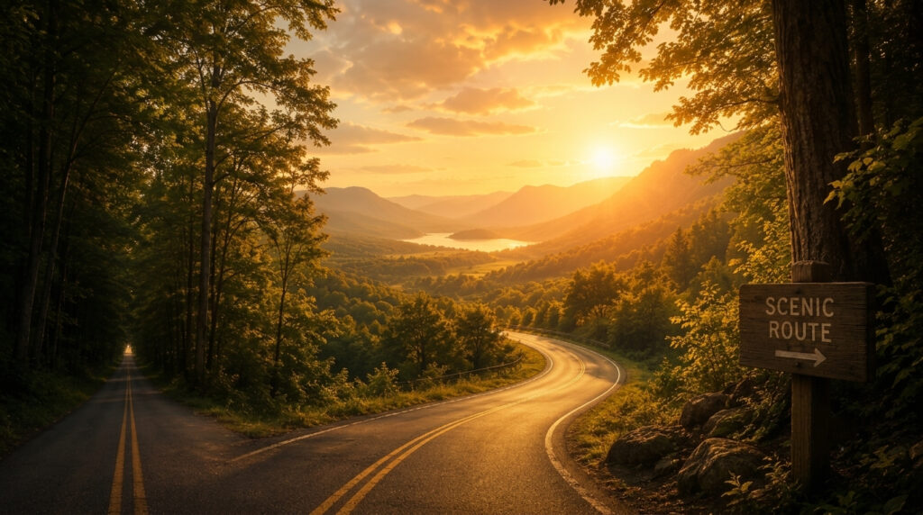 Delightful detour